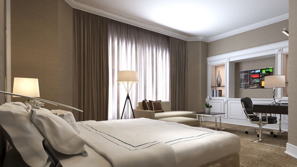 The Ritz-Carlton, Kuala Lumpur Hotell Exteriör bild A bedroom in the hotel